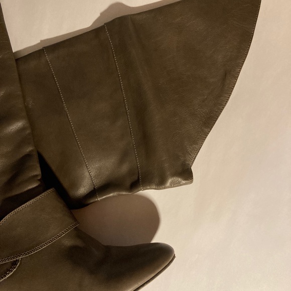 Aldo grey/brown over the knee boots, size 40/9 - Picture 3 of 5